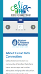 Mobile Screenshot of celiackidsconnection.org