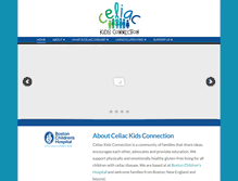 Tablet Screenshot of celiackidsconnection.org